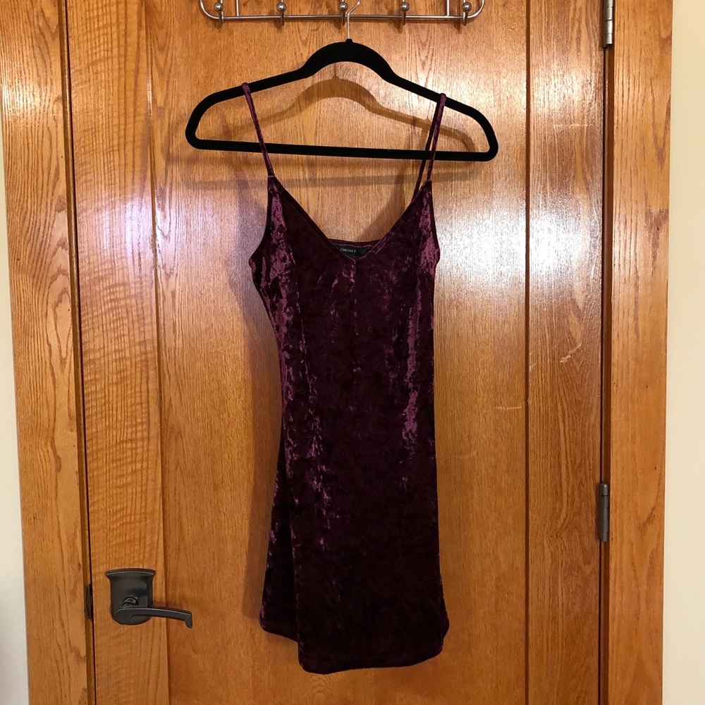 Forever 21 Velvet Slip Dress